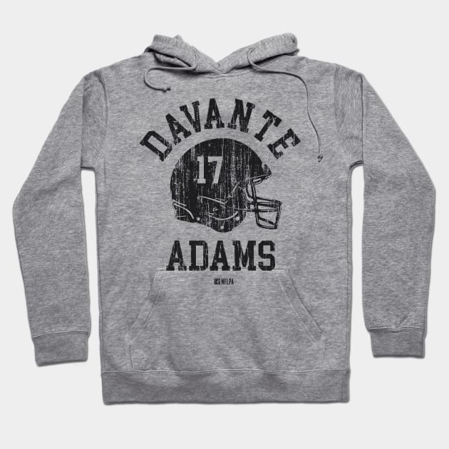 Davante Adams Las Vegas Helmet Font Hoodie by TodosRigatSot